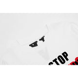 Vlone Sweatshirts Autumn and Winter Big V Letter Round
