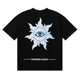 Godspeed T Shirts Urban UFO Printing Cotton Casual Short Sleeve Men and Women