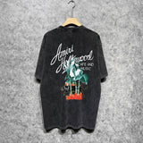Amiri washed t-shirt banana panther short sleeve