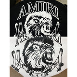 Amiri T Shirts Fashion Print Couple High Street