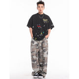 Unisex T-Shirts GALLERY DEPT Washed Graffiti Print Tee