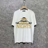 Amiri t shirts earth letter printing short sleeve