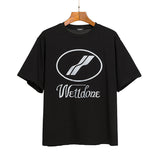 We11 Done T Shirts Reflective Printing Oversize Loose Couple