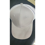 Trendy flat brimmed hat summer mesh breathable