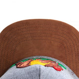 Trendy flat brimmed hat cheech republic cap cartoon bear