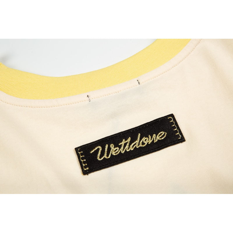 We11 Done T Shirts Cartoon Anime Leisure Loose Men's and Women's Same Summer