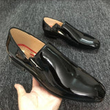 Louboutin-style red bottom shoes export business leather shoes formal cl european red bottom shoes british men heightening pointed toe men's shoes casual men's shoes rivets