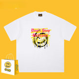 Drew T Shirts Smiling Face T-shirt Loose Men