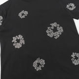 Denim Tears T shirt & Shorts 2 Piece Set Rhinestones