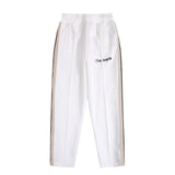 Palm Angels Sweatshirts Suit Striped Color Matching Sports Suit Loose Casual Suit