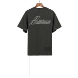 We11 Done T Shirts Logo Letter Offset T-shirt Solid Color Loose Men and Women