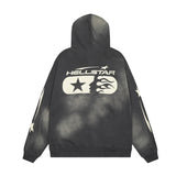HS Hoodie Retro Printed Loose Autumn and winter