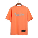 We11 Done T Shirts Reflective Printing Oversize Loose Couple