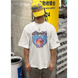 Unisex T-Shirts GRAILZ PROJECT G/R Dolphin Sunset Scene Print Loose T-Shirt