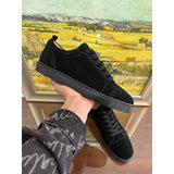 Louboutin-style red bottom shoes european station cl men's shoes rivets red bottom sneakers easiest for matchtrendy rivets couple style casual european goods