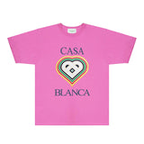 Casablanca T Shirts Fashion Print Street