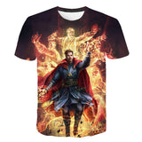 Marvel T Shirt Summer Short Sleeve T-shirt round Neck