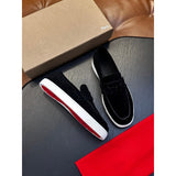 Louboutin-style red bottom shoes cl red bottom shoes mencasual loafers genuine leather slip-on loafers fashioneasiest for matchcasual shoes