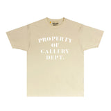 Gallery Dept T Shirt Retro Printed Loose Short-Sleeved Shirt