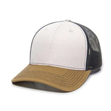 Trendy flat brimmed hat sunshade net hat
