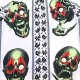 GUILTYPARTIES TIGER Shirts STUDIO Tattooed Skull, Short Sleeve Shirt