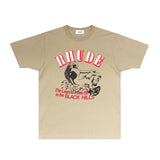 Rhude T Shirts Printed Trendy Pure Cotton