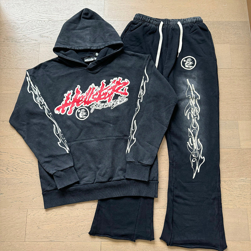 HS Hoodie And Pants Two-Piece Set