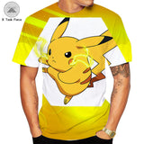 Men and Women Pokemon Pikachu T Shirt Pikachu Pikachu T-shirt