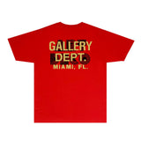 Gallery Dept T Shirt Retro Printed Loose Short-Sleeved Shirt