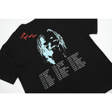 Unisex T-Shirts TRAVIS SCOTT Portrait Print T-Shirt