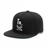 Trendy flat brimmed hat all year roundneutral