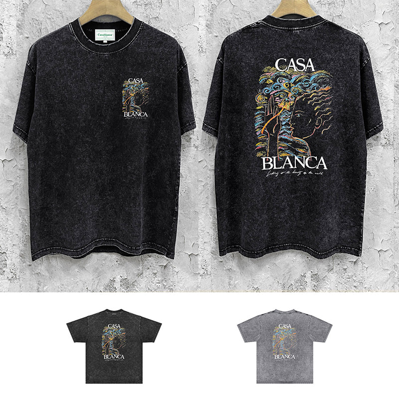 Casablanca Distressed T-Shirt