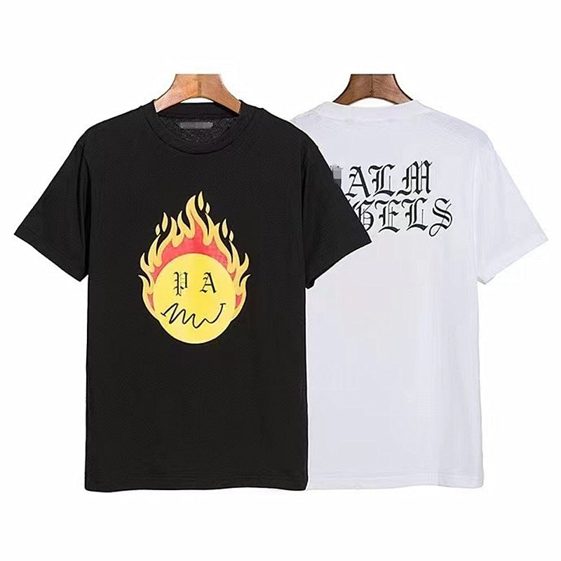 Palm Angels T Shirts Printed Short Sleeve T-shirt Men's Loose Half Sleeve
