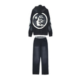 HS Hoodie And Pants Two-Piece Set