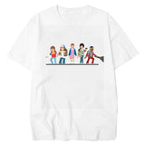 Stranger Things T Shirt Stranger-Things Digital Printed T-shirt round Neck Short Sleeve Men