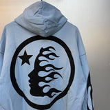 HS Hoodie Retro Printed Loose Autumn and winter