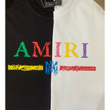 Amiri T Shirts Fashion Print Couple High Street