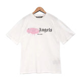 Palm Angels T Shirts Angel Letter Print Short-Sleeve T-shirt Men's Half Sleeve