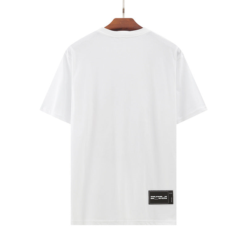 We11 Done T Shirts Letter Print Loose Large Size Men and Women Same Style