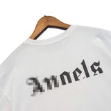 Palm Angels T Shirts Short Sleeve T-shirt for Men and Women High Street Loose Half Sleeve