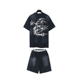 HS T-Shirt And Shorts Two-Piece Set