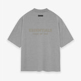 Fog Essentials T shirt Offset Logo Loose V-neck T shirt