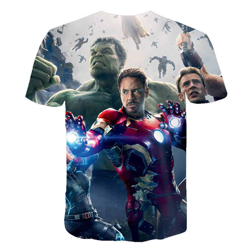 Marvel T Shirt Avengers 4 Marvel Heroes Short Sleeve