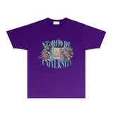 Rhude T Shirts Printed Trendy Pure Cotton