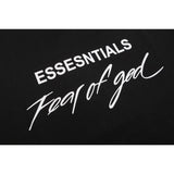 Fog Essentials T Shirts Spring/Summer FOG Letter Pattern Crew Neck Pullover Short Sleeves