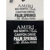 Amiri T Shirts Fashion Print Couple High Street
