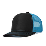 Trendy flat brimmed hat sunshade net hat
