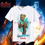 Marvel T Shirt Clothes Men's Marvel Movie Iron Man Short Sleeve T-shirt