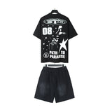 HS T-Shirt And Shorts Two-Piece Set