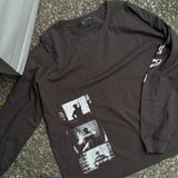 ERD Sweatshirt Printed Loose-Fitting Casual round-Neck Long Sleeve T-shirt